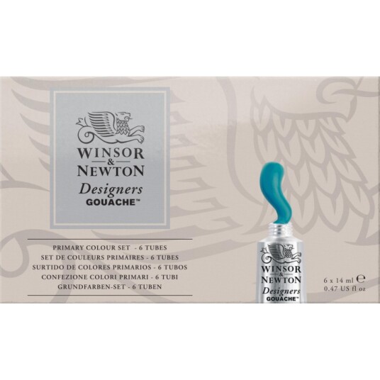 Winsor & Newton Designers Gouache Primary set 6x14 ml