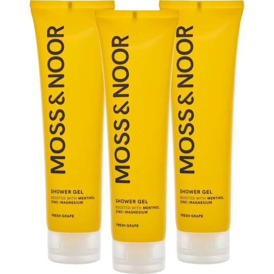 Moss & Noor After Workout Shower Gel Fresh Grape 3 Pack Moss & Noor After Workout Shower Gel Fresh Grape 3 Pack