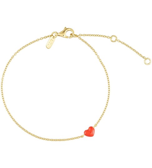 DESIGN LETTERS Little Big Love Bracelet Goldplated |Guld |One Size DESIGN LETTERS Little Big Love Bracelet Goldplated |Guld |One Size