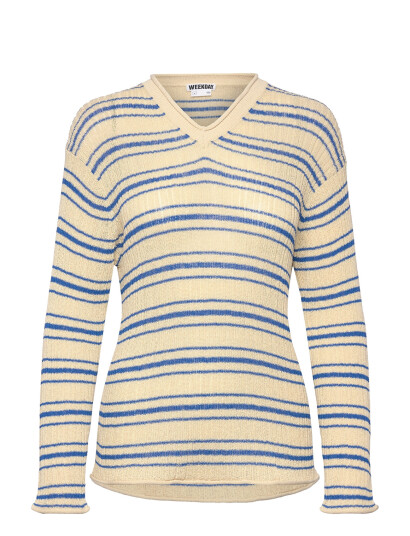 Weekday V-Neck Sweater - Multi/patterned - S