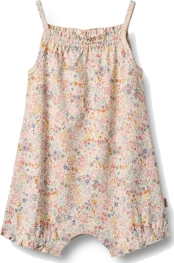 Wheat Playuit Senia Bright Flowers (86 cm)