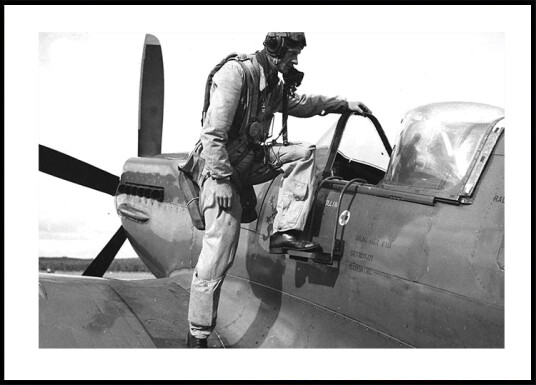 Spitfire Pilot Plakat Plakat / 30x40cm