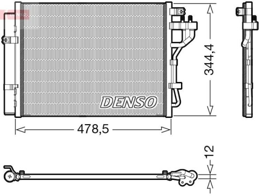 Kondensator DENSO DCN43006 Kondensator DENSO DCN43006