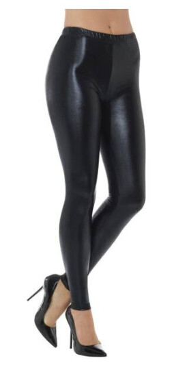 Leggings disco - metallisk sort Leggings disco - metallisk sort
