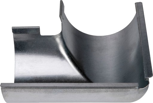 11" x 90° utvendig gjæringsvinkel i stål pluss plast steel