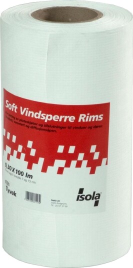 Isola Soft Vindsperre Rems 0,30x100m Isola Soft Vindsperre Rems 0,30x100m