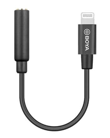 Boya By-k3 Mikrofonadapter Lightning - 3,5 Mm Trrs Boya By-k3 Mikrofonadapter Lightning - 3,5 Mm Trrs