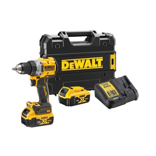 DEWALT DCD800P2T DRILL 18V XR 90NM 2X5AH BATTERIER OG LADER