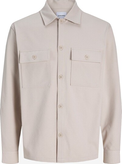 Jack & Jones Jjewilliam Sweat Overshirt Ls Noos Beige L