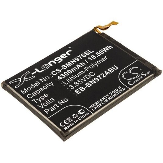 Samsung Galaxy Note 10 Plus 5G batteri (4300 mAh 3.85 V, Sort)