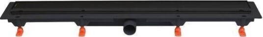 Werit 175 30650400 38 Jomotech Exclusive Pakke 40 / Lineær Sluk 650 Mm / Dobbelsidig Deksel Flis Sort Matt / Matt