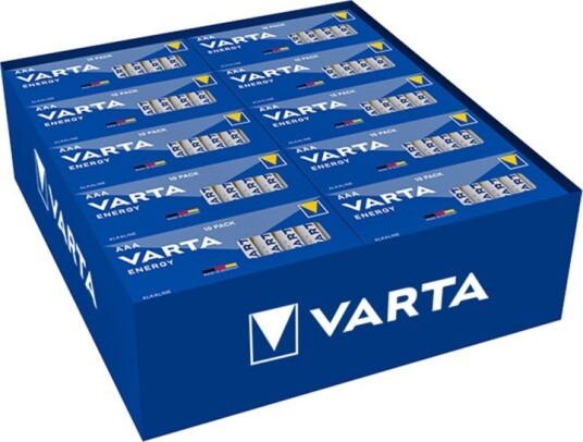 Varta 10-pack AAA Alkalisk Batteri Energy LR03