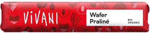 Vivani Vaffel Praline bar Økologisk 40 g Vivani Vaffel Praline bar Økologisk 40 g