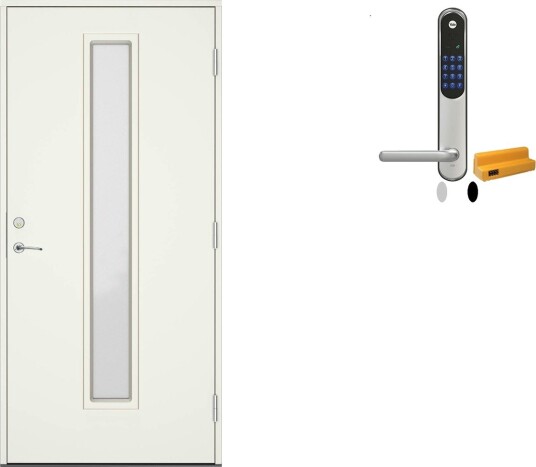 Ytterdør Swedoor Clever-Line+ Abisko med Yale Entrus Ytterdør Swedoor Clever-Line+ Abisko med Yale Entrus