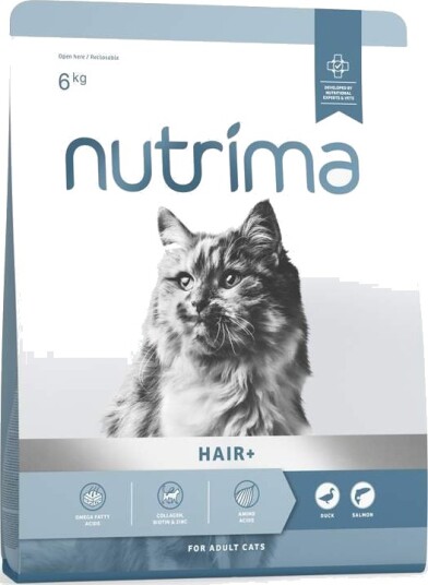 Nutrima Cat Adult Hair+ 6 kg
