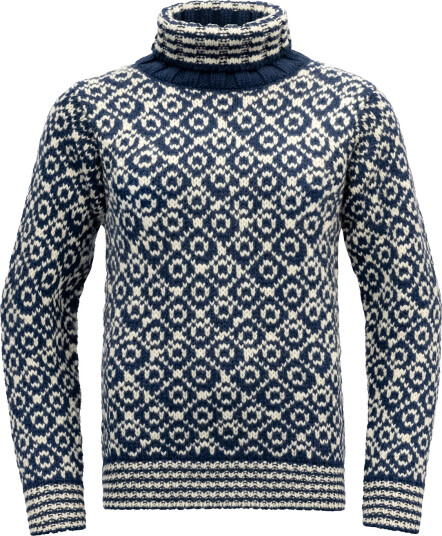 Devold Unisex Svalbard Sweater High Neck XS , Night