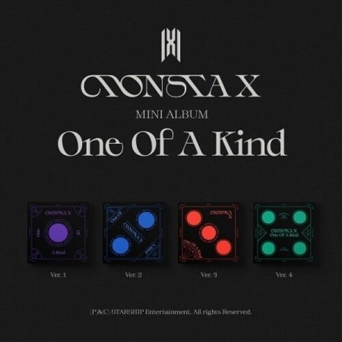 Monsta X One Of A Kind (Incl. 128pg Photobook, 20pg Lyric Book, Photocard + Sticker) CD Monsta X One Of A Kind (Incl. 128pg Photobook, 20pg Lyric Book, Photocard + Sticker) CD