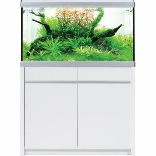 Akvastabil MOVE akvariebord-kabinett - Hvit - 100x50x79cm