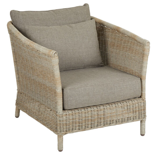 Brafab Aster Loungestol m. puter, Beige