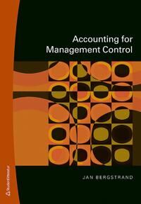 Bergstrand Jan Accounting for Management Control