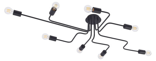 Lindby Elimar taklampe, 8 lyskilder