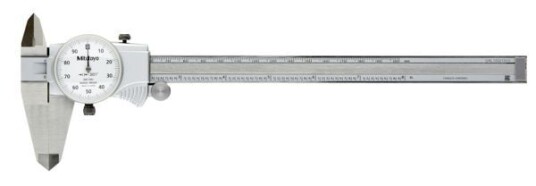 Mitutoyo Skjutmått 505-743j Med Mätur, Silver 0-8in, 0,001in, 0,2in/varv, Flat Sticka, Friktionsrulle Mitutoyo Skjutmått 505-743j Med Mätur, Silver 0-8in, 0,001in, 0,2in/varv, Flat Sticka, Friktionsrulle