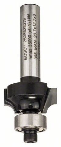 Bosch Avrundingsfres 8 mm med Styrekulelager for Elektroverktøy Bosch Avrundingsfres 8 mm med Styrekulelager for Elektroverktøy