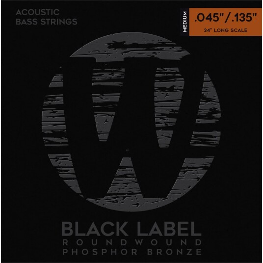 Warwick Svart Label Acoustic Bass 5-Str (045-135) Phosphor Bronze, Long Scale Warwick Svart Label Acoustic Bass 5-Str (045-135) Phosphor Bronze, Long Scale