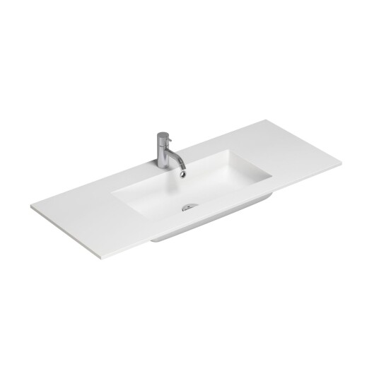 Dansani Calidris Shape Kompositt D40 Måltilpasset Hvit Matt 100cm