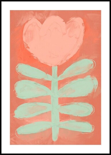 Pastel Blossom Plakat Plakat / 40x50cm