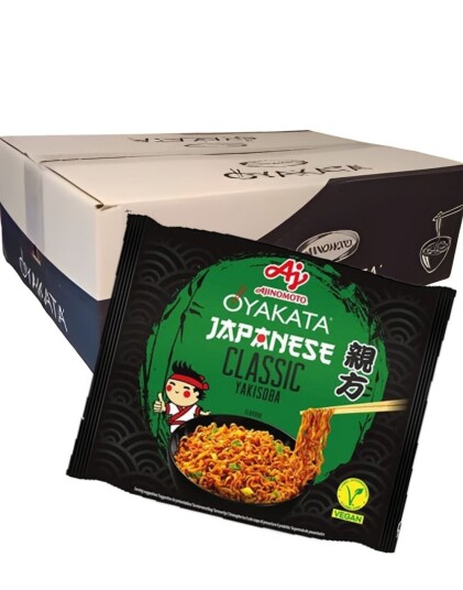 22 stk Aj Oyakata Japanese Classic Yakisoba Instant Ramen Hel Eske 2 kg Japan
