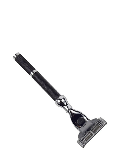 Parker Parker 42M - Black & Chrome Mach 3 Compatible Handle Razor - Black - ONE SIZE Parker Parker 42M - Black & Chrome Mach 3 Compatible Handle Razor - Black - ONE SIZE