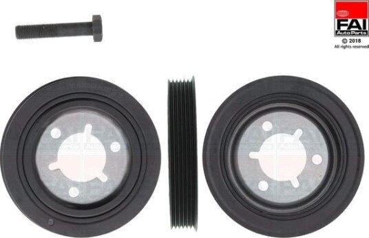 Remskivesett, veivaksel FAI AutoParts FVD1012K