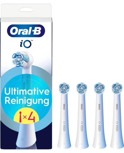 Oral B Io Series Ultimate Cleaning Tannbørstehoder – Hvite – 4 Pakning