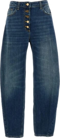 Elisabetta Franchi Dame Jeans Blå W30,