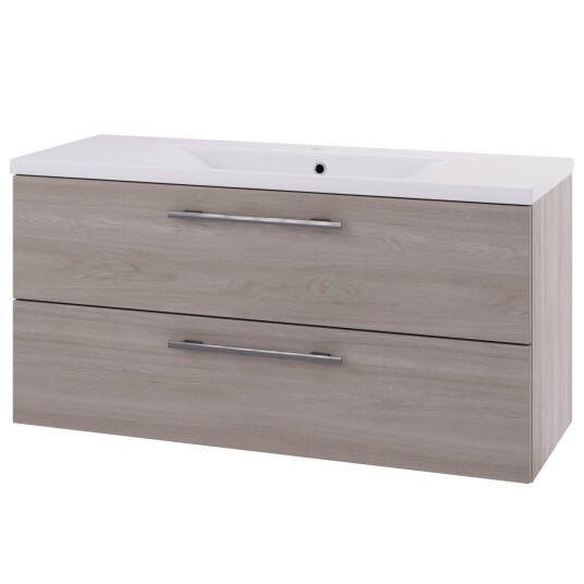 Linn Bad Ingrid D45cm Servantskap Lys eik / 120cm 2 Skuffer