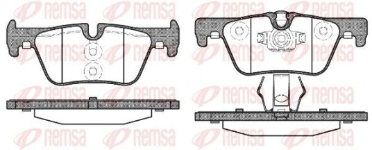 Bremseklosser REMSA 1476.00 Bremseklosser REMSA 1476.00
