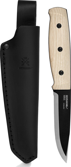 Morakniv Lok BlackBlade (S) Friluftskniv i Ask med Svart Knivblad