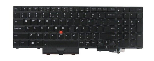 Lenovo Chicony - Brbart tastatur - til utskifting - Engelsk - Svart