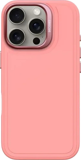 Decoded AntiMicrobial Silicone StacksBackcover for iPhone 16 Pro Bubble Gum
