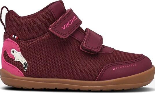 Viking Joggesko Alv Barefoot Paw Mid WP 2V Rød Viking Joggesko Alv Barefoot Paw Mid WP 2V Rød