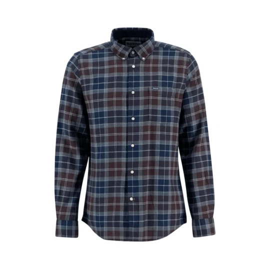 Barbour Men's Fortrose Tailored Shirt Midnight Oak Tartan M Barbour Men's Fortrose Tailored Shirt Midnight Oak Tartan M