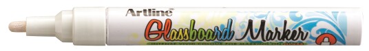 Artline Glass tavle markør 2.0 hvit, 12 stk Artline Glass tavle markør 2.0 hvit, 12 stk