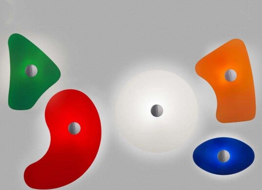 Bit 3/Orbital 3 Glass Skjerm Hvit - Foscarini Bit 3/Orbital 3 Glass Skjerm Hvit - Foscarini