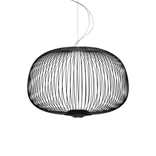 Foscarini Spokes 3 Taklampe med Dimmer Sort
