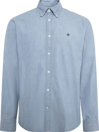 Morris Morris Chambray Shirt Slim Fit BLUE L Morris Morris Chambray Shirt Slim Fit BLUE L