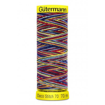 Gütermann Deco Stitch Multi 70 Multi Sytråd Polyester 9831 70m