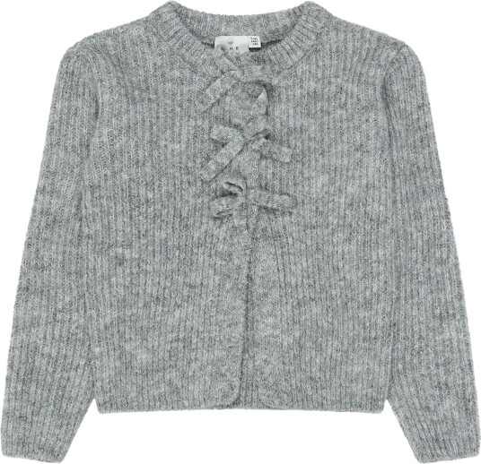 The New Tnvalencia Knit Cardigan Grey 122/128