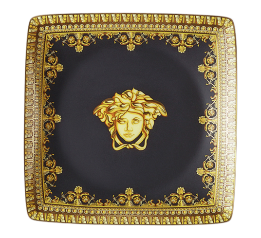 Versace Baroque Nero fat 12x12 cm