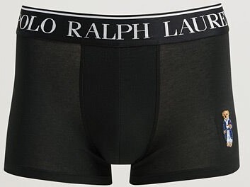Polo Ralph Lauren Cotton Bear Trunk Polo Black